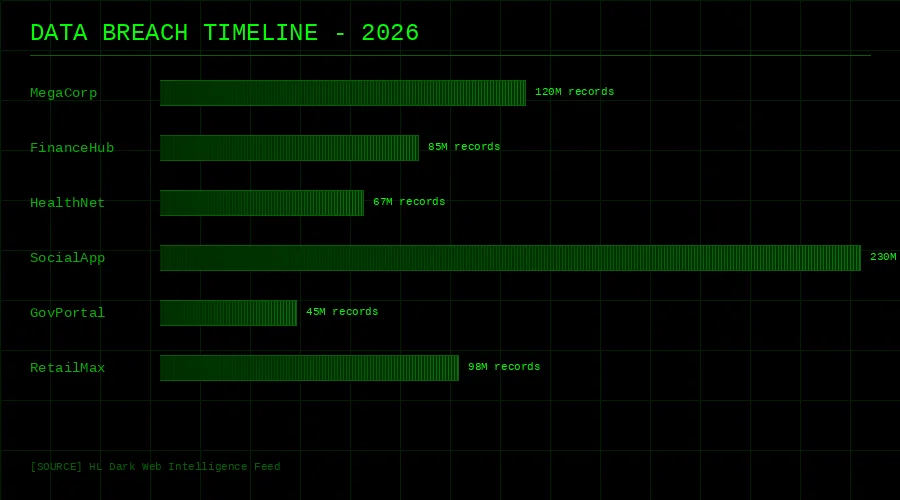 数据泄露事件统计可视化 - 黑料社